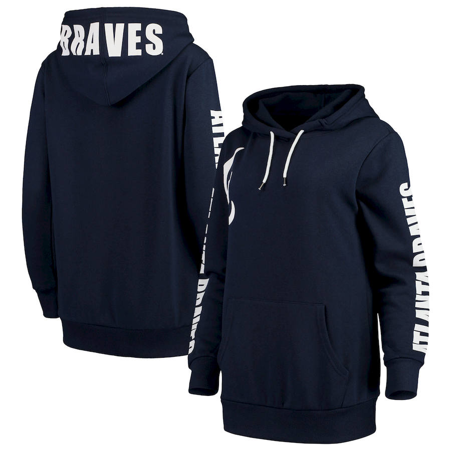 Women Atlanta Braves G III 4Her by Carl Banks 12th Inning Pullover Hoodie Navy,We sell and wholesale Women Atlanta Braves G III 4Her by Carl Banks 12th Inning Pullover Hoodie Navy on line form chian!